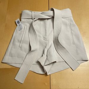 aritzia tie front shorts